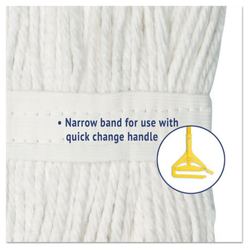 Boardwalk® Cut-end Wet Mop Head, Cotton, No. 24, White 12-carton freeshipping - TVN Wholesale